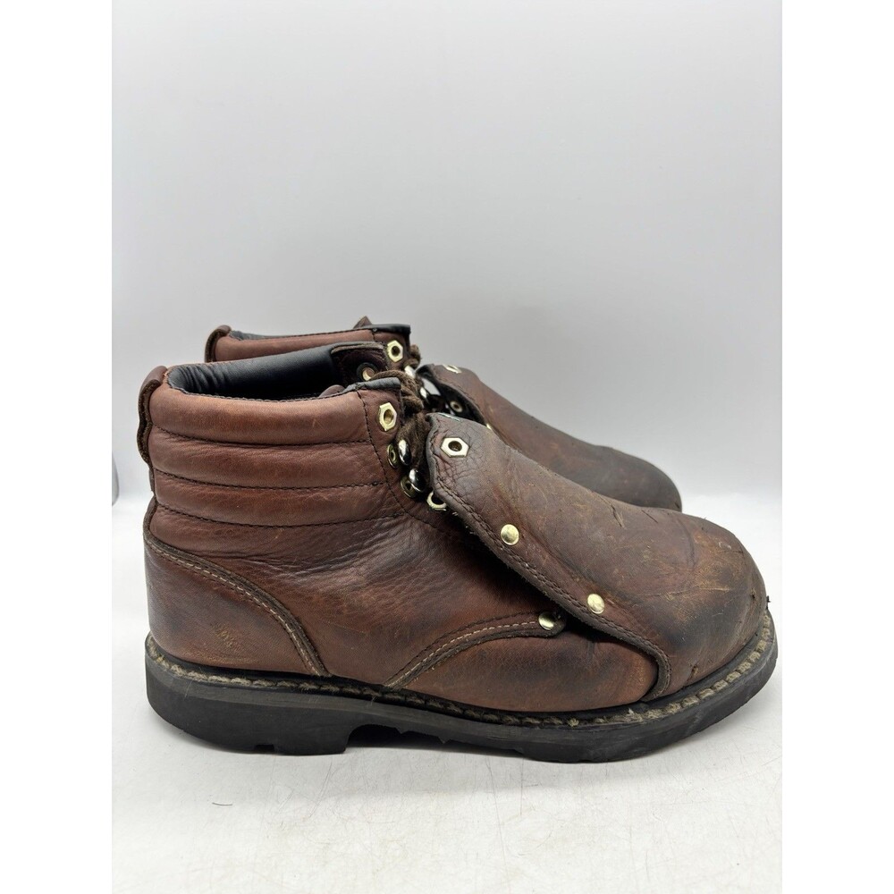 VTG Carolina Work Boots Mens SZ 8.5 EE External Metguard Metatarsal Steel Toe